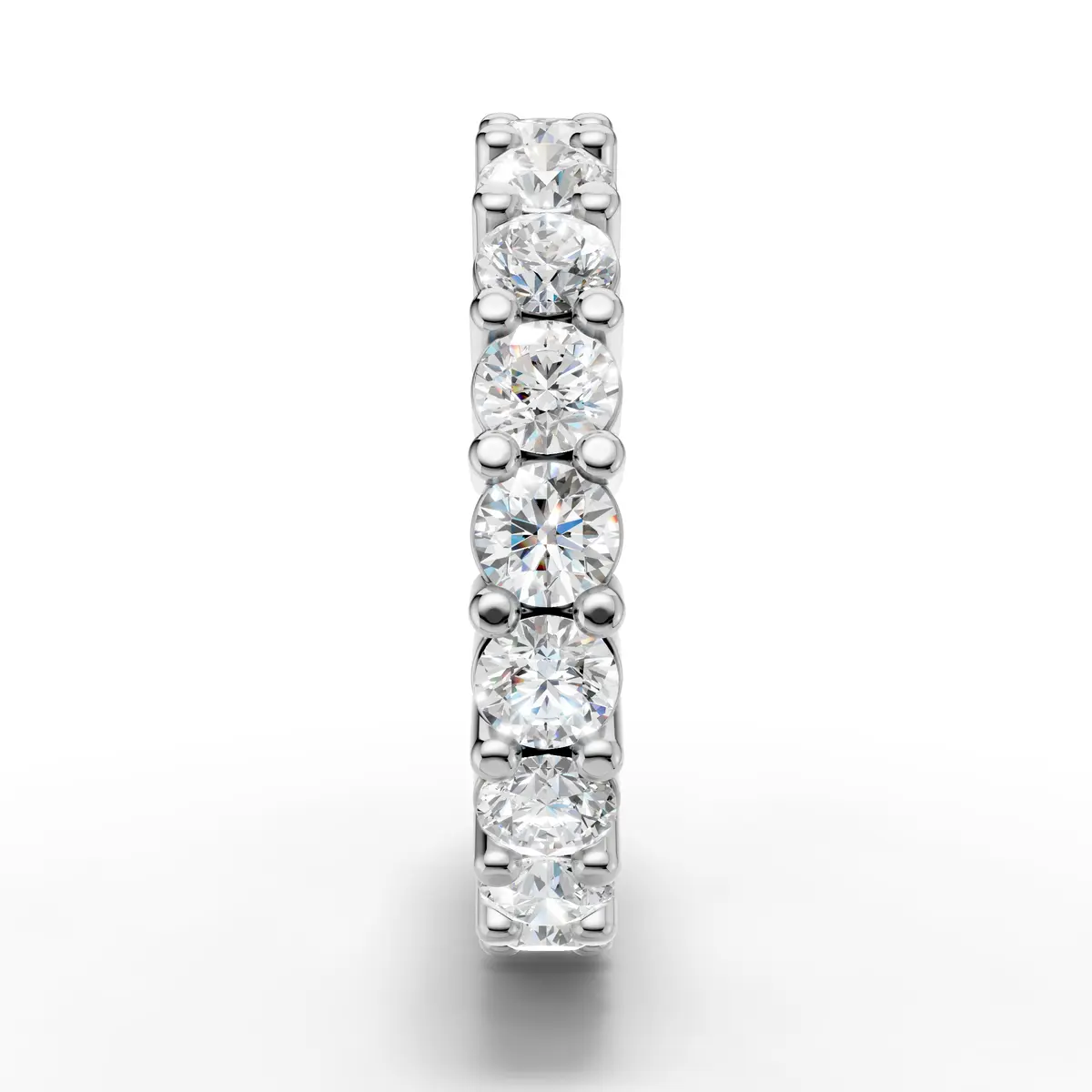 Elegant Diamond Hoop Cuff Earrings